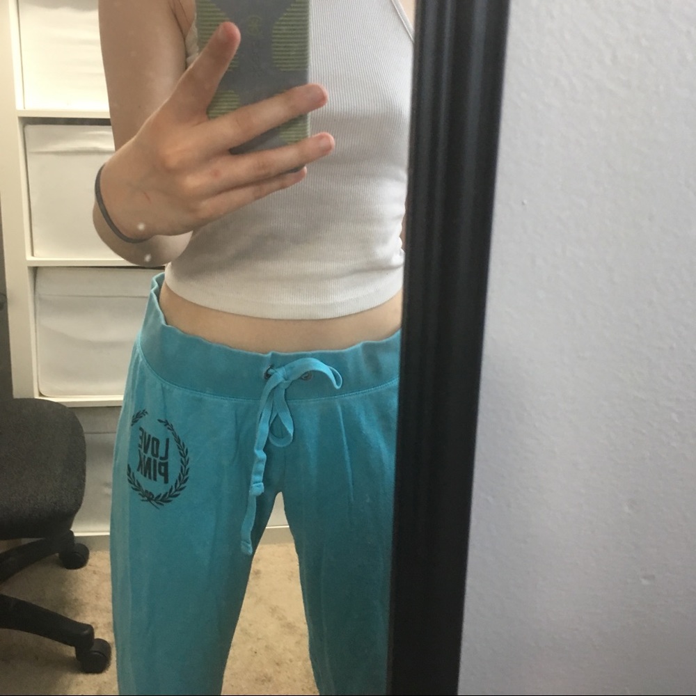 Pink sweats